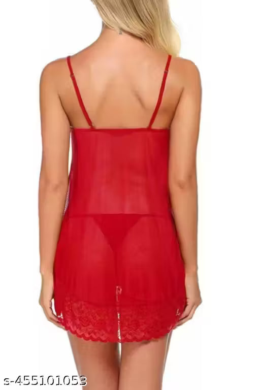 Midnight Red Lace Lingerie Set – Elegant, Sexy & Breathable for Honeymoons, Date Nights & Romantic Surprises